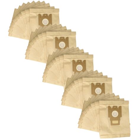 Vhbw 10x sacchetto dell'aspirapolvere compatibile con Miele S 227 - 240I,  269 - 282I aspirapolvere - in carta, Typ H, 27cm x 21,5cm, color sabbia