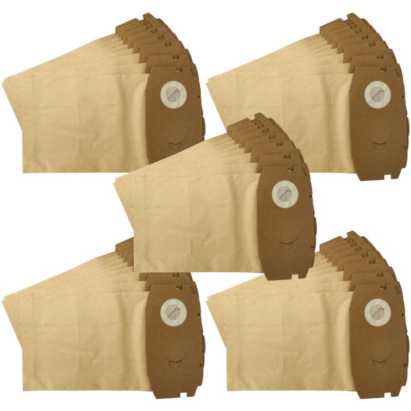 50x sacs compatible avec Festo / Festool ct, ctl Midi, ctl Mini, ct Mini, fis-ctl Mini, fis-ct Mini aspirateur - papier - Vhbw