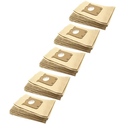 vhbw 50x Sacs compatible avec Hugin HN 8000, HN 7020 Stratus - marron