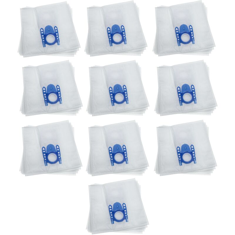 Vhbw - 50x sacs compatible avec Kärcher vc 5200, vc 5300, vc 6, vc 6000, vc 6100, vc 6150 aspirateur - microfibres non tissées, 29,8cm x 30cm, blanc