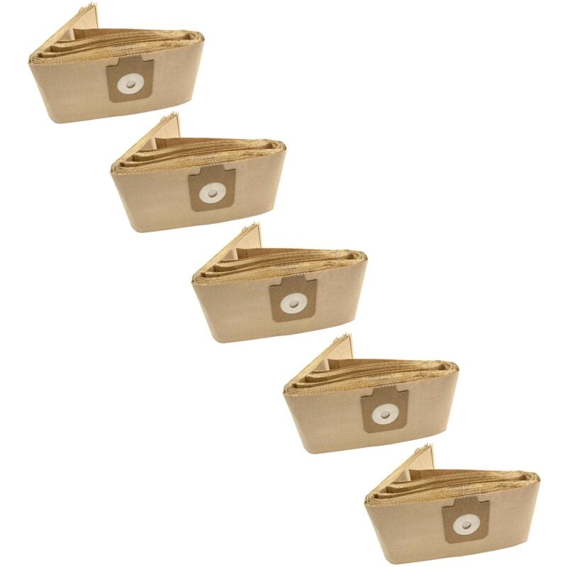 50x Sacs compatible avec Nilfisk VP930 pro hepa S2, VP930 pro hepa S2 hf aspirateur - papier, 95,5cm x 17cm couleur sable - Vhbw