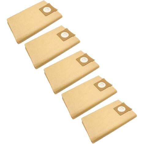 vhbw 50x Sacs compatible avec Parkside PNTS 23 / 1300 aspirateur - 41cm x 29cm marron