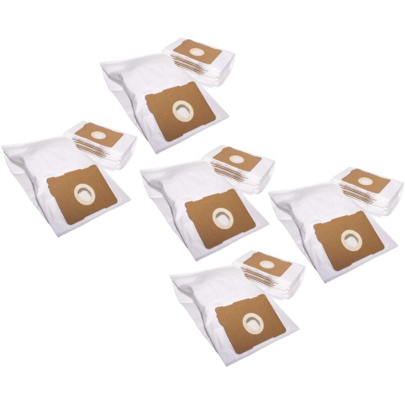 50x sacs compatible avec Protool vcp 170 e, vcp 170E, vcp 171, vcp 171E, VCP17E aspirateur - microfibres non tissées - Vhbw