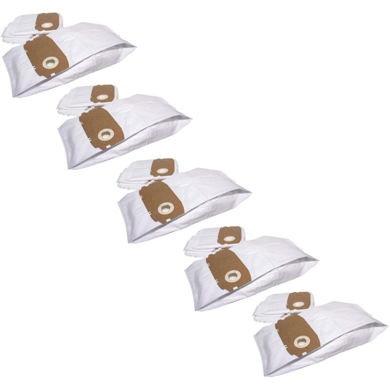 50x Sacs remplacement pour Festo / Festool 456772, 498410 pour aspirateur - microfibres non tissées blanc - Vhbw