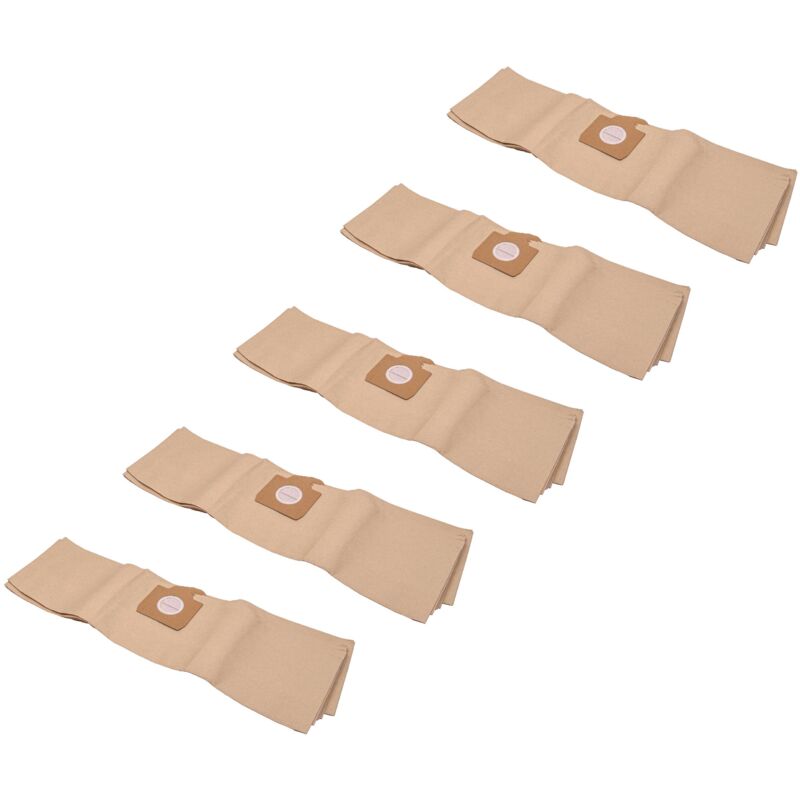 50x Sacs remplacement pour Kärcher 6.959-130.0 pour aspirateur - papier, 80cm x 22cm marron - Vhbw