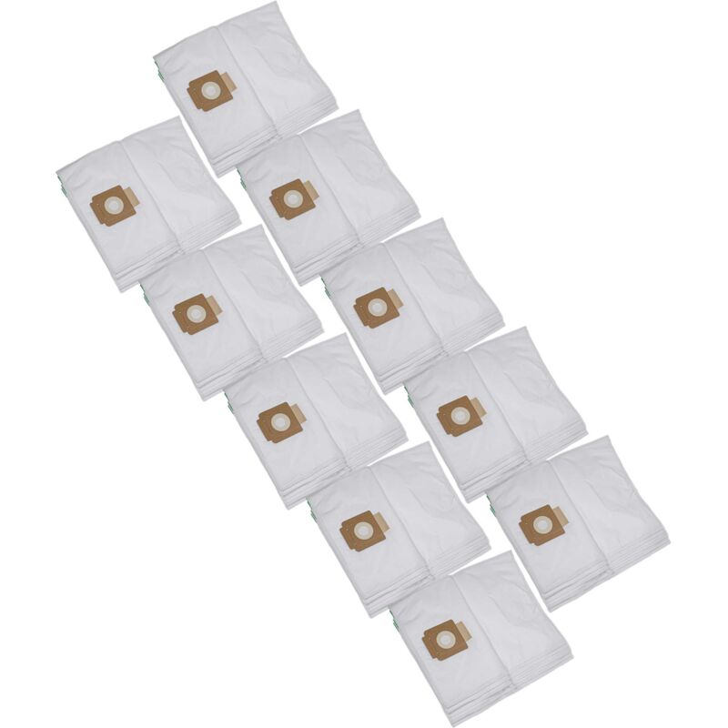 Image of vhbw 50x Staubbeutel kompatibel mit Kärcher T 12/1 Professional Staubsauger - 36cm x 23,5cm Weiß