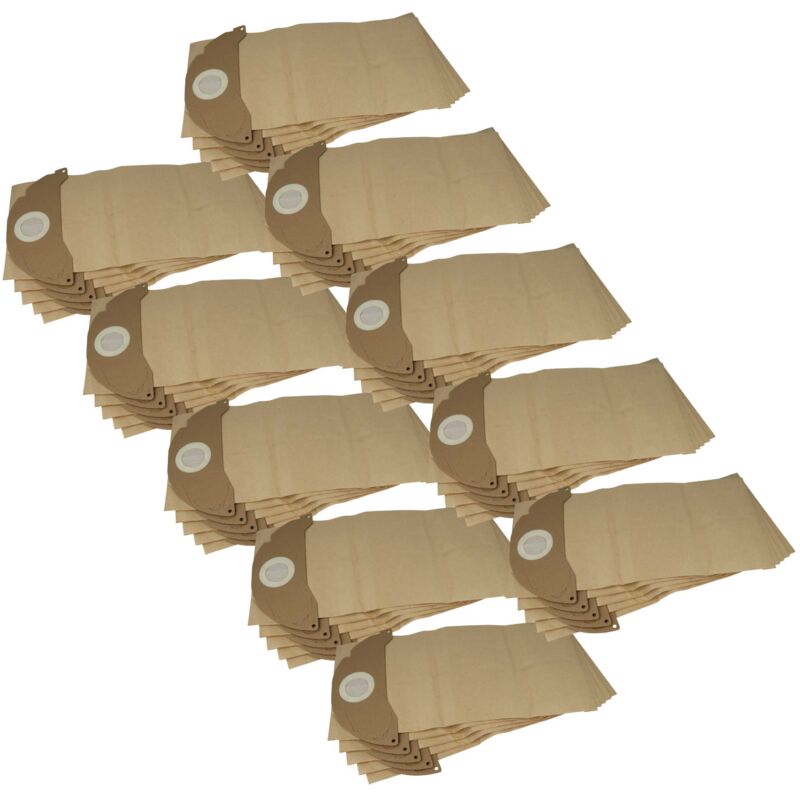 Image of vhbw 50x Staubbeutel kompatibel mit Kärcher WD 2 Premium Basic Staubsauger - 44cm x 20cm braun