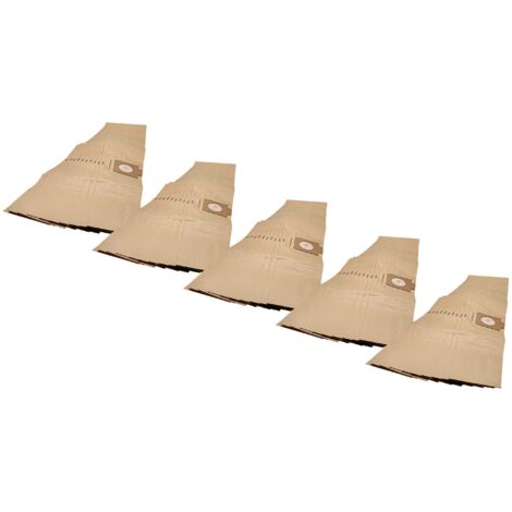 vhbw 50x Staubbeutel kompatibel mit Volta UZ 924 / UZ924 S Proffs Staubsauger - Papier, 95,5cm x 17cm Sandfarben