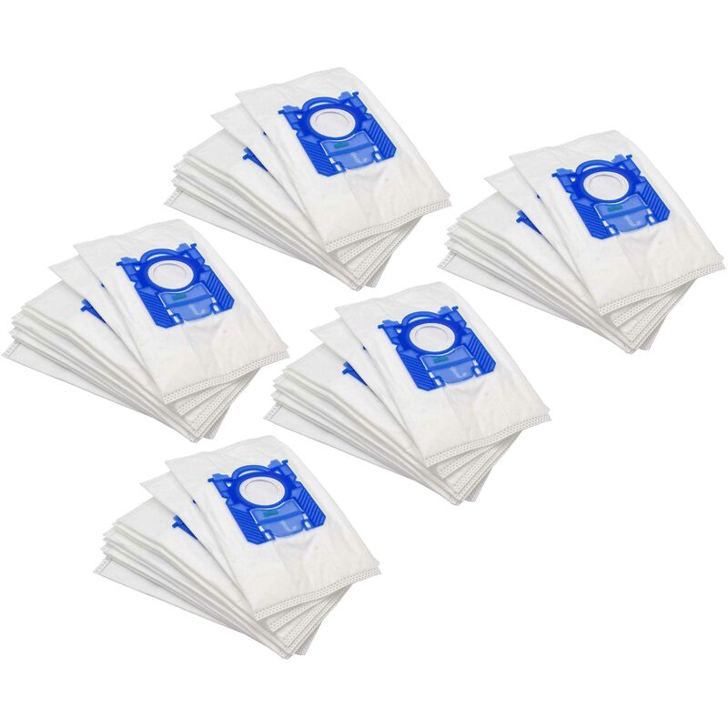 50x Staubsaugerbeutel kompatibel mit Philips 498 184 / 498184, 515 685 / 515685, 516 341 / 516341, 661 349 / 661349 - Weiss - Vhbw