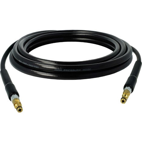 vhbw 5m Tuyau haute-pression compatible avec Kärcher K 7.20 MD T 300 (inactif), K 7.20MX EU nettoyeur haute pression - Filetage en laiton