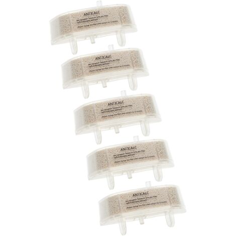 vhbw 5x Anti-Kalk-Filter kompatibel mit Rowenta Steam Power VP6557, VP6557RH 4Q0 Dampfreiniger