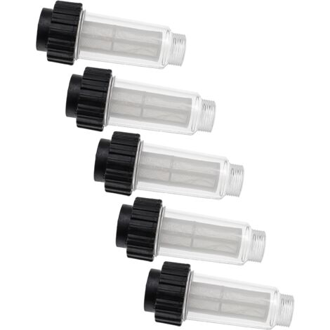 vhbw 5x Anti-Schmutz-Filter kompatibel mit Kärcher K 3.550, K 3.65 MD, K 3.610 T250 EU Hochdruckreiniger mit 3/4" AG Wasseranschluss