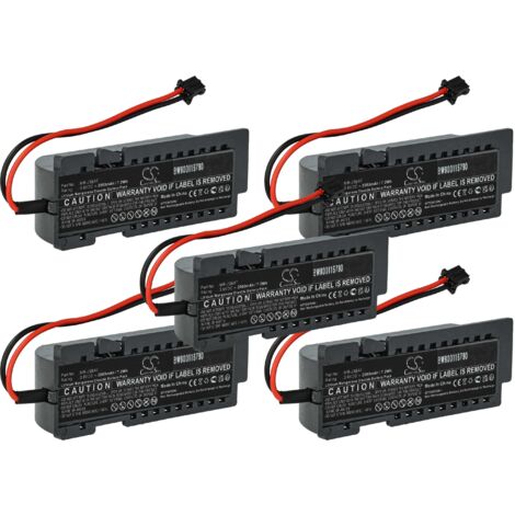 vhbw 5x Batterie kompatibel mit Mitsubishi MelServo MR-J3 Servoverstärker (2000 mAh, 3,6 V, Li-MnO2)