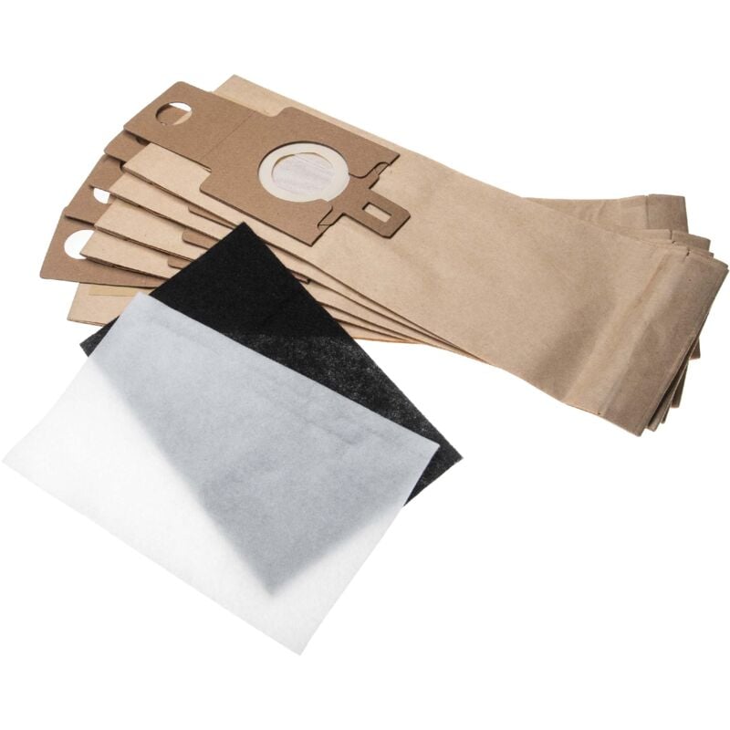 

Vhbw - 5x Bolsas de aspiradora (papel) + 1x microfiltro compatible con Hoover BTU3495001, BTU3520 001, BTU3522 001, BTU3525001, BTU3526001, ...