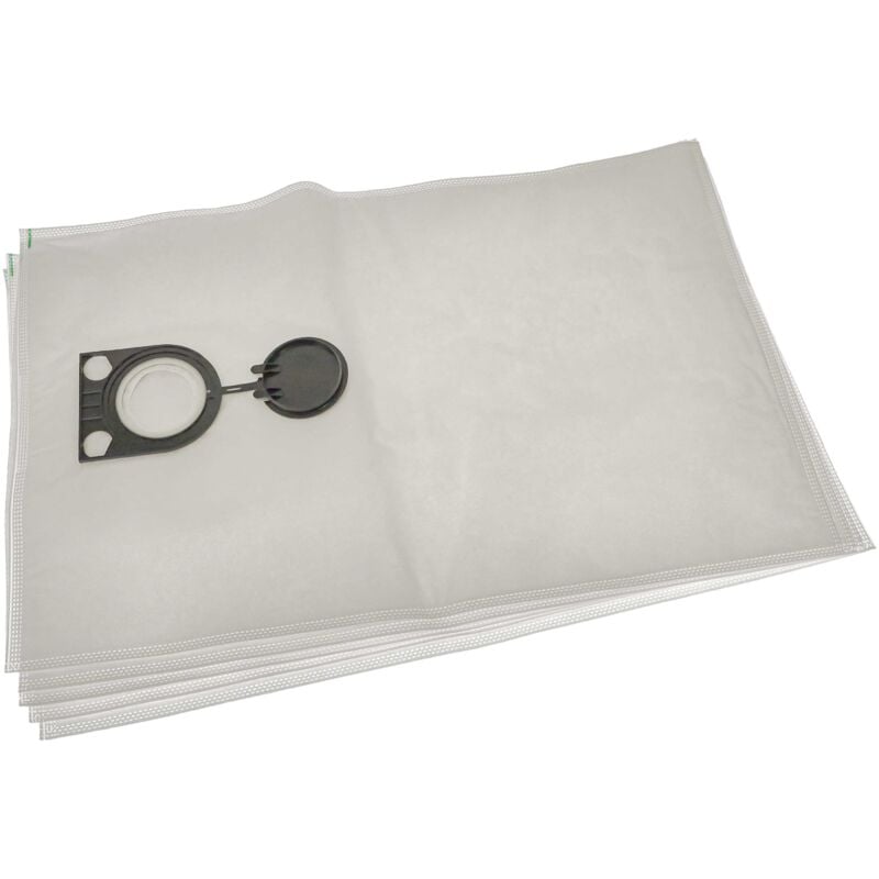 

vhbw 5x Bolsas de aspiradora de fieltro para aspiradoras Starmix GS LD-1232 HMT, GS LD-1232 PZ, HS A-1432 EWS reemplaza 2605411167