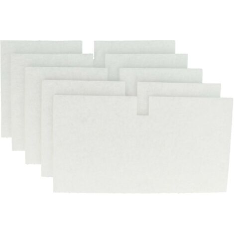 vhbw 5x Filter kompatibel mit Lunos ALD 36,5 Außenwand-Luftdurchlass Lüfter - 120 x 220 mm - Ersatz für 9/FALD, 34703, 034 703 Ersatzfilter