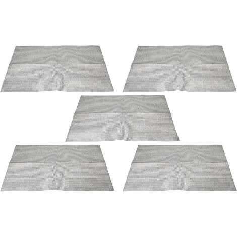 vhbw 5x Filter Vliesfilter kompatibel mit Bosch 60 cm Dunstabzugshaube - 57 x 47 x 0,3 cm, Mikrovlies