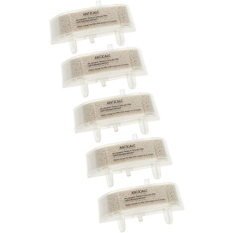 vhbw 5x Filtre anti-calcaire remplacement pour Rowenta ZR006501 pour nettoyeur vapeur