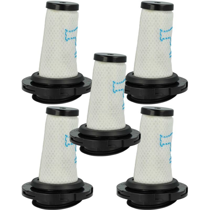 5x filtre compatible avec Rowenta X-Pert 7.60 RH6A73WO aspirateur sans-fil - Filtre en mousse - Vhbw