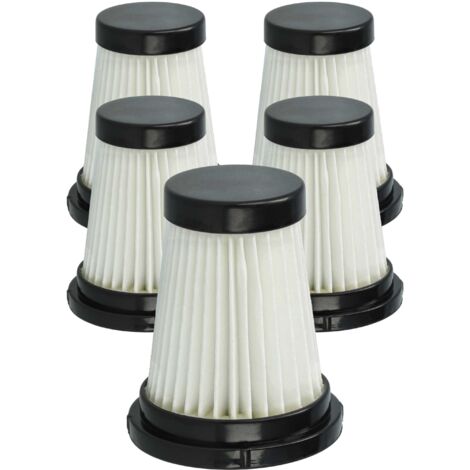 vhbw 5x Filtre remplacement pour Genius A28117 pour aspirateur sans-fil - Filtre anti-saleté