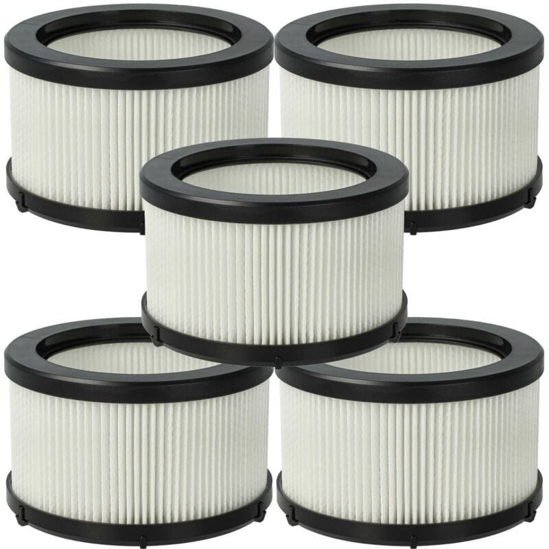 Vhbw - 5x filtre remplacement pour ZR009012 pour aspirateur - filtre moteur hepa noir / blanc