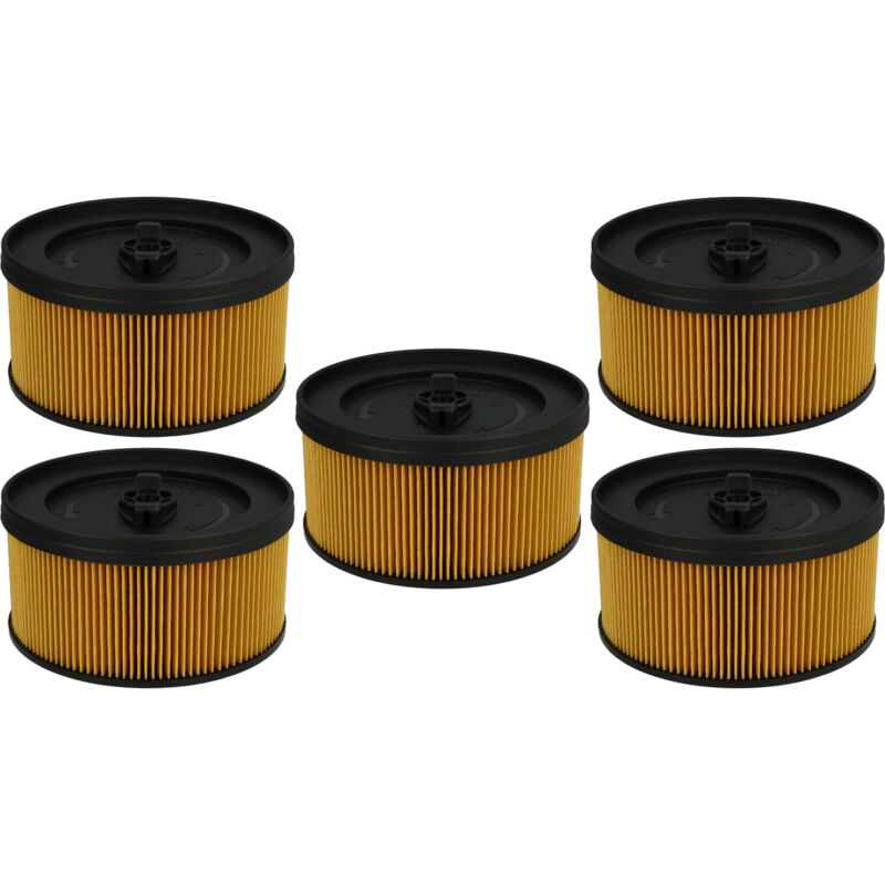 Set da 5x filtro a pieghe piatte compatibile con