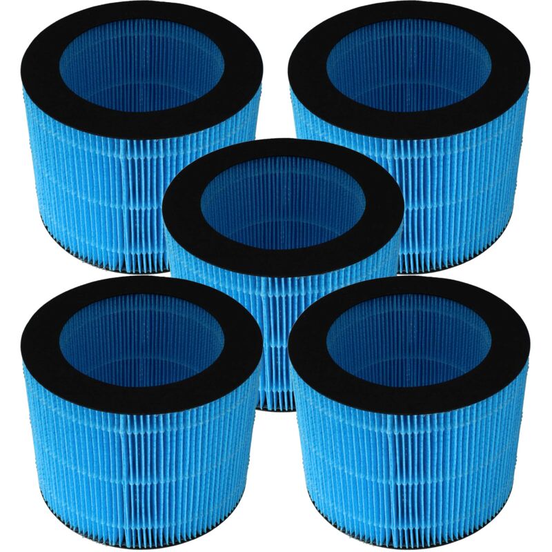 5x Filtro compatible con Philips HU3918, HU2716, HU2718, HU3915, HU3916 humidificador - Filtro de aire - Vhbw