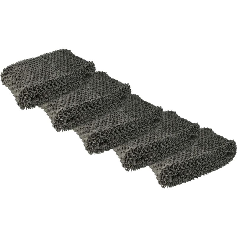 

5x Filtro compatible con Philips HU4801, HU4801/01, HU4803, HU4803/01, HU4811, HU4811/10 humidificador - Filtro de aire, filtro de vellón gris - Vhbw