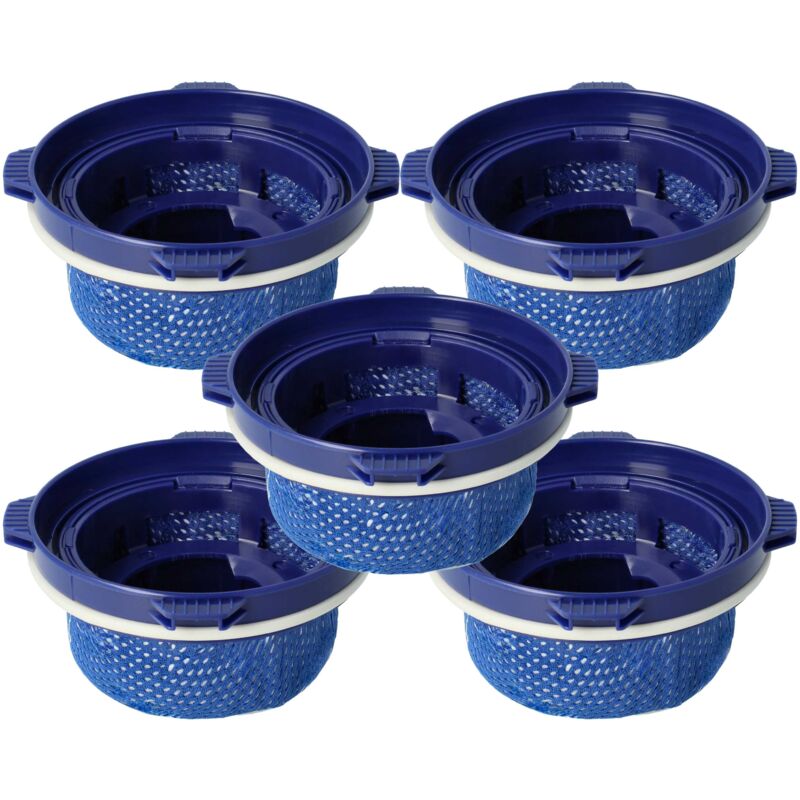 5x Filtro compatible con Samsung vcasae 90A, 90B aspiradora - Filtro de aire de salida, azul - Vhbw