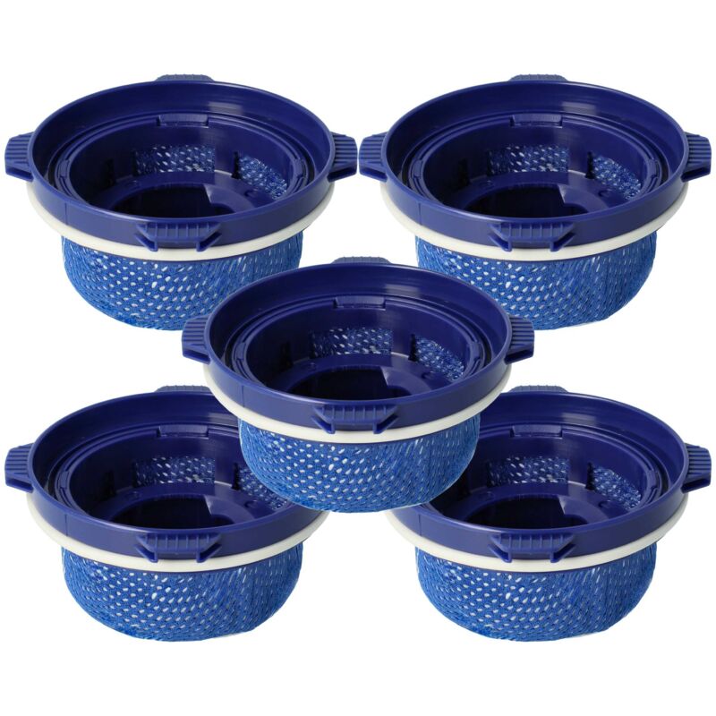 5x Filtro compatible con Samsung vs 9000RL aspiradora - Filtro de aire de salida, azul - Vhbw