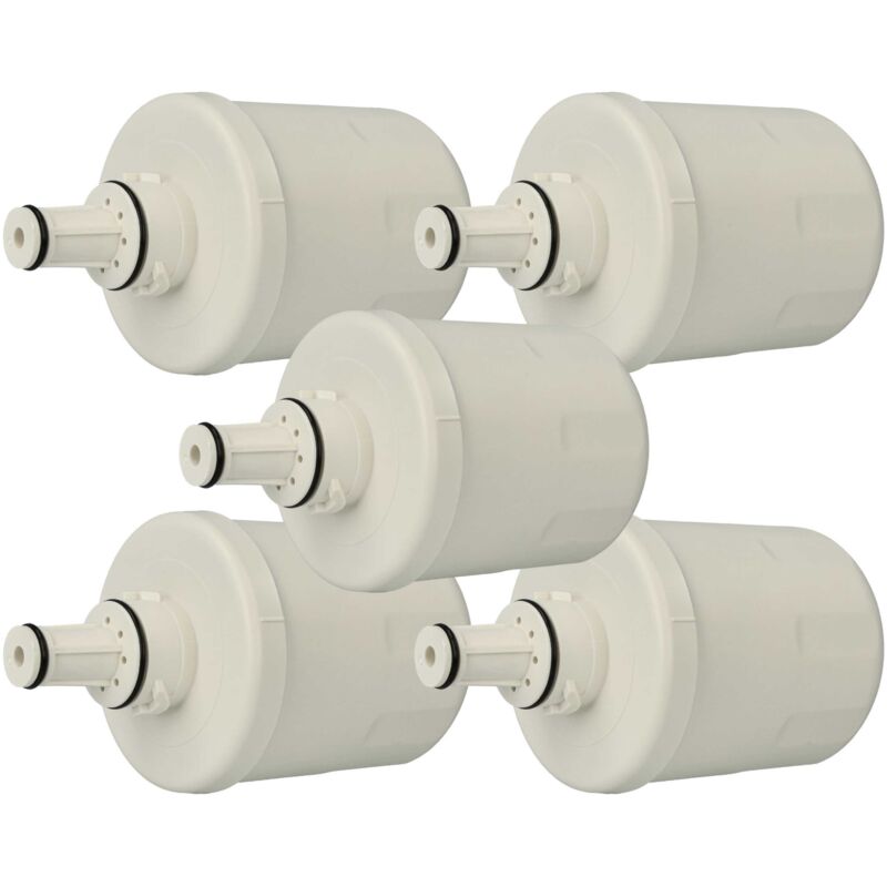 5x filtro de agua, cartucho de filtro compatible con Samsung RB215BSSB, RH269LBSH, RB215BSBB, RS21DABB1, RS-21FANS, RS21DGRS1 frigoríficos - Vhbw