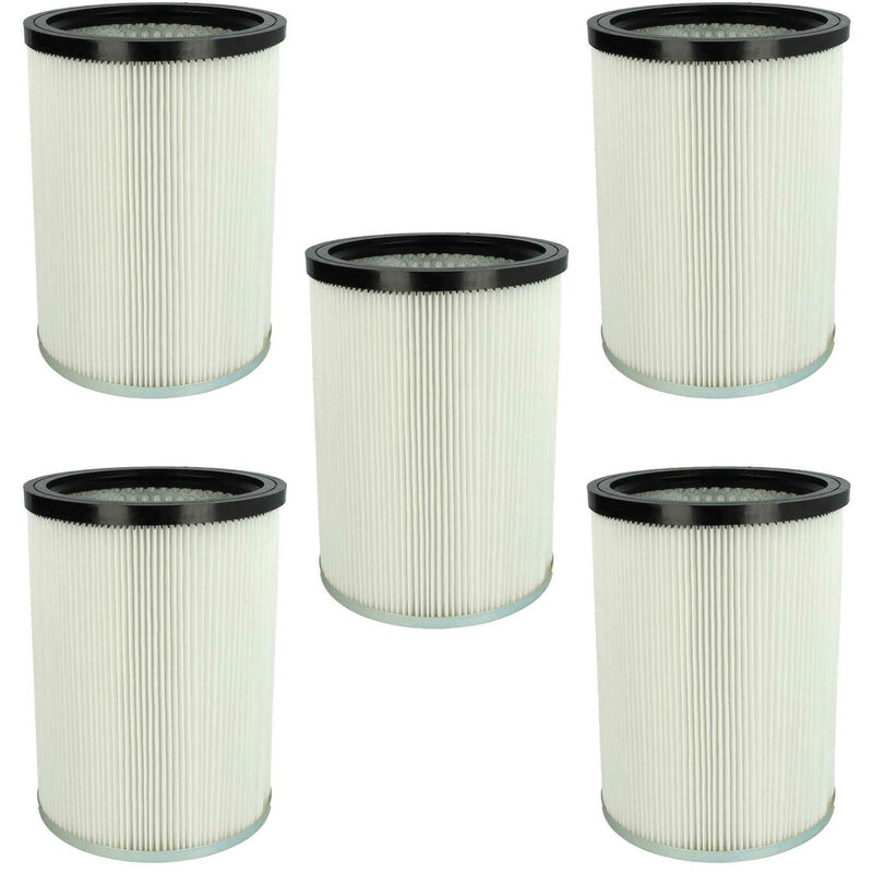 

vhbw 5x Filtro de cartucho para aspiradoras Kärcher NT 70/2 Me Classic Edition *EU, NT 70/2 Me Tc, NT 70/2 Me Tc *EU, NT 70/2 Professional *EU