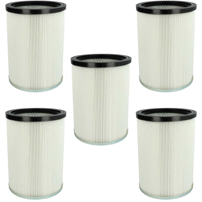 

vhbw 5x Filtro de cartucho para aspiradoras, robot aspiradora Kärcher NT 70/2 Me Tc *EU, NT 70/2 Professional *EU, NT 70/2 Tc, NT 70/2 Tc *EU