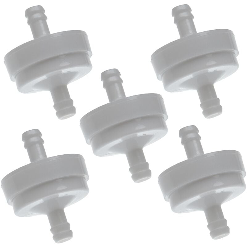 

5x Filtro de combustible reemplaza Laser 98030 para motor de cortacésped con bomba de combustible - Vhbw