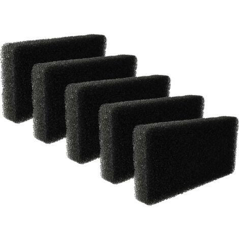 vhbw 5x filtro espuma compatible con Gorenje SP10/320 D7462J, SP10/320 D7560A, SP10/320 D7465J, SP10/320 D7465A++, SP10/320 D7464J secadoras ropa