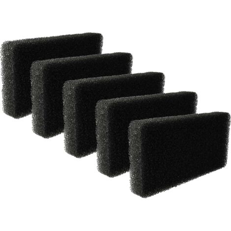 vhbw 5x filtro espuma compatible con Gorenje SP10/322 D8464G, SP10/321 SL8CEPACBGS, SP10/321 DEHP865, SP10/321 D88565N secadoras ropa