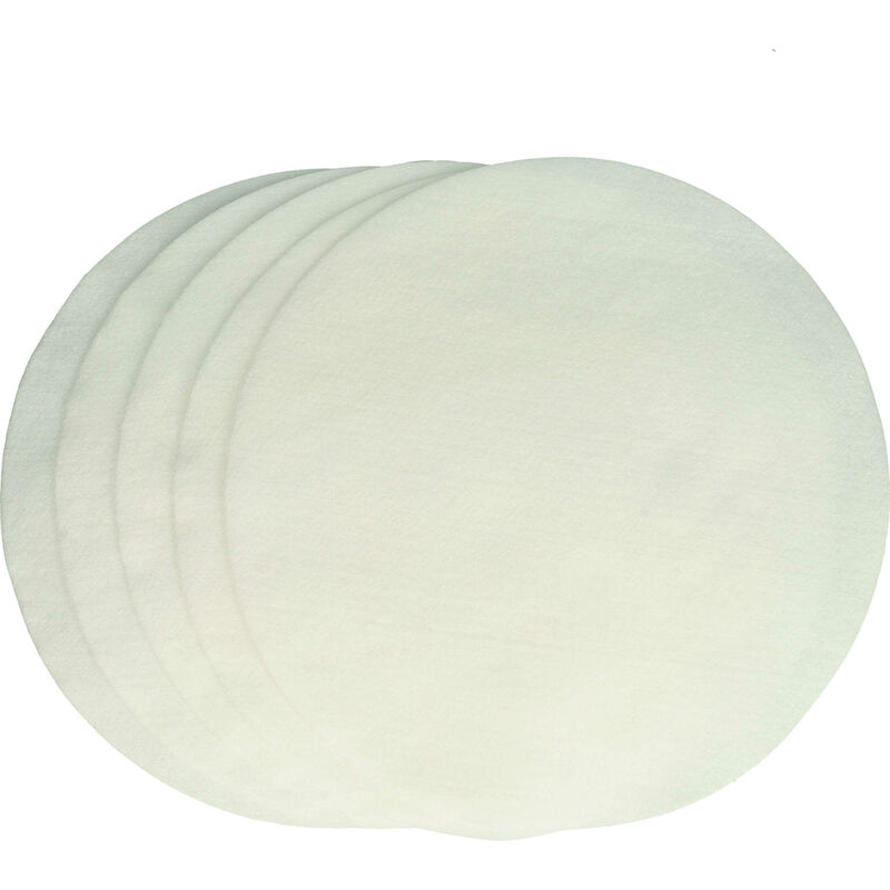 

5x Filtro fino compatible con Nilfisk-Alto GD 950, GM 110, GM 115, GM 130, UZ 872 aspiradora - Filtro de vellón, blanco, redondo - Vhbw