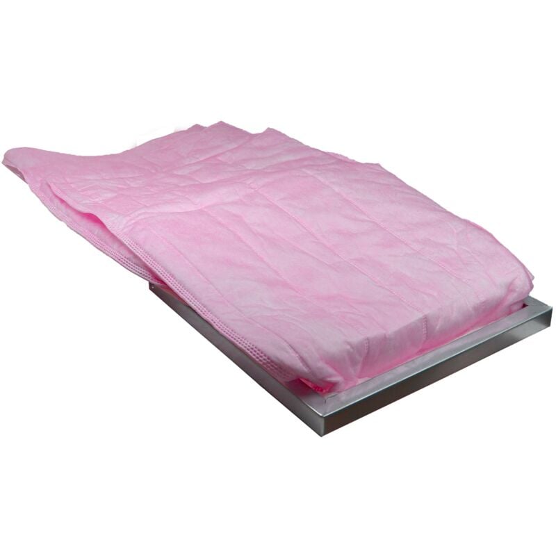 

vhbw 5x Filtros de bolsa para sistemas aire acondicionado y ventilación - Filtro F7, 28,7 x 28,7 x 60 cm, rosa