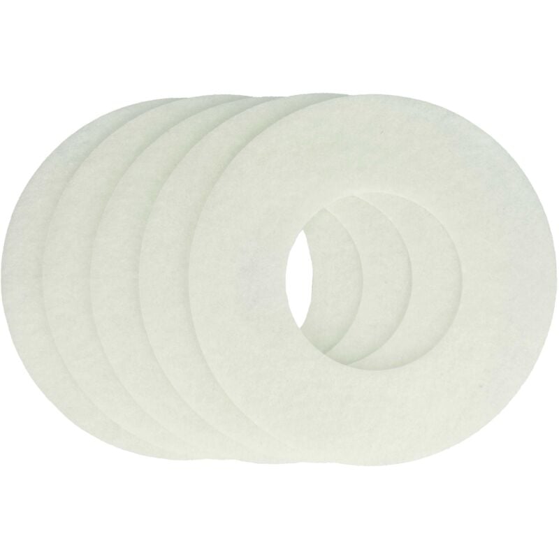 

5x Filtros para ventilador Balzer A 60, A 90, L-G, L-G/BM, L-W, reemplaza: 17 000 160, 17 000 160-F - Vhbw