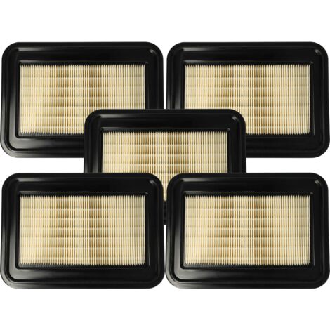 vhbw 5x Flat-Fold Filter compatible with Trotec VC 15-20V Vacuum Cleaner - Pleated Filter Element