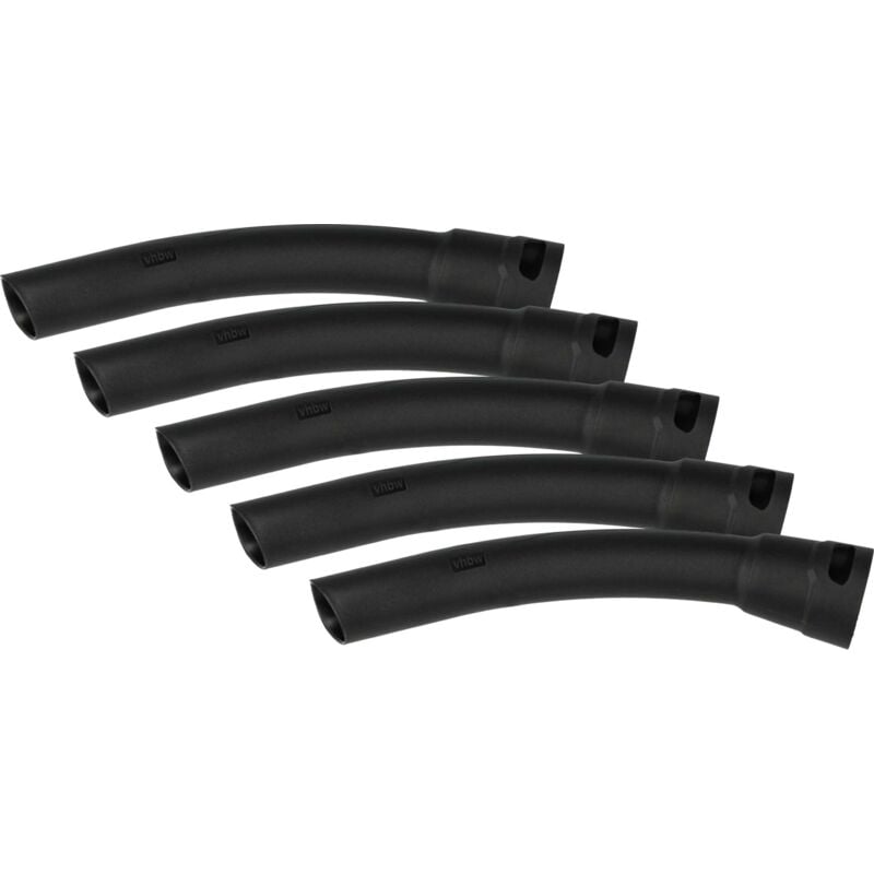 5x Poignée compatible avec Kärcher 1.629-842.0, 1.629-844.0, 1.629-840.0, 1.629-841.0 aspirateur - Manche de rechange, 28,9 cm de long - Vhbw