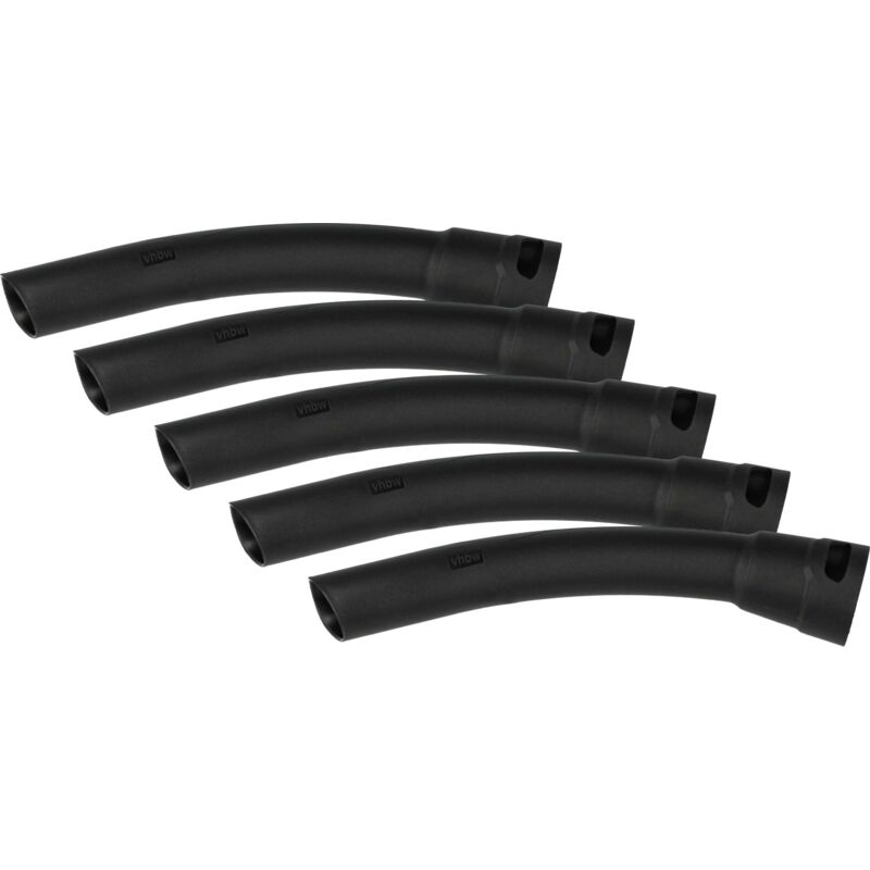 5x Poignée compatible avec Kärcher mv 5 ch 1.348-192.0, mv 5 eu-i, mv 4 Premium gb aspirateur - Manche de rechange, 28,9 cm de long - Vhbw