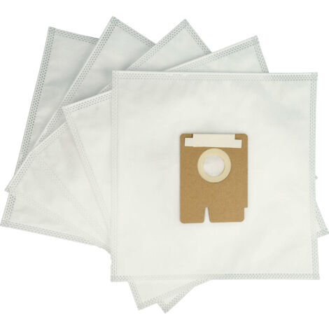 vhbw 5x sacchetto compatibile con Hoover TW 1790 Sprint aspirapolvere - microfibra, 27,6cm x 26,6cm Bianco