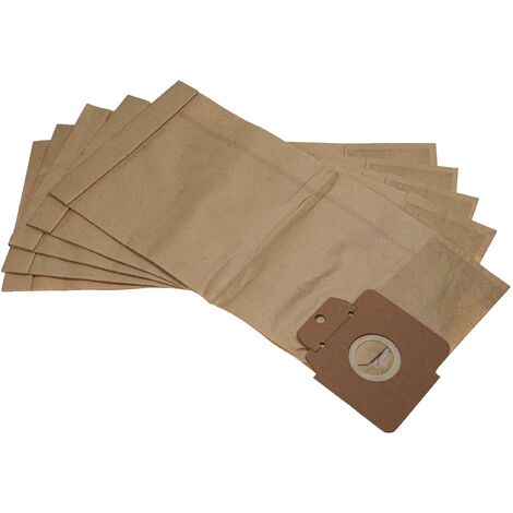 vhbw 5x sacchetto compatibile con Kärcher CV 30/1, CV 3.000, CV 38/1, CV 30/1 Professional aspirapolvere - carta, 35cm x 16cm Marrone