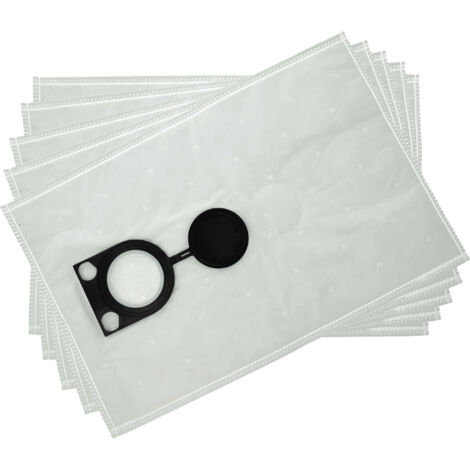 vhbw 5x Sacs compatible avec Bosch GAS 35, GAS 35 AFC, GAS 35 L, GAS 35 M aspirateur - microfibres non tissées, 50cm x 33cm blanc