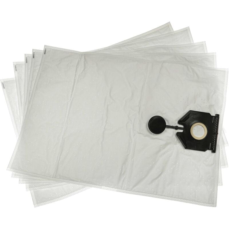 5x Sacs compatible avec Kärcher nt 30/1 Tact Te m aspirateur - microfibre non tissée, 64cm x 44,5cm blanc - Vhbw
