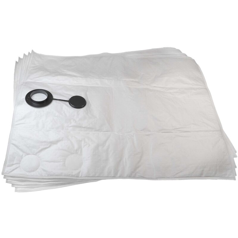 Vhbw - 5x Sacs compatible avec Nilfisk / Alto Attix 965-0L sd xc, Attix 965-21 sd xc aspirateur - microfibres non tissées, 88,2cm x 62cm blanc