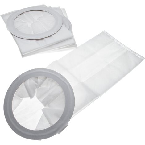 vhbw 5x Sacs compatible avec Nilfisk GD 10 Back aspirateur - microfibre non tissée, 17,75cm x 44,85cm blanc