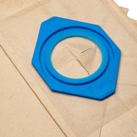 vhbw 5x Sacs compatible avec Nilfisk GDS1010, GDP2000, GD 90, GD 90 C, GD 90 S, GM 80 aspirateur - papier, 31,3cm x 23,3cm marron