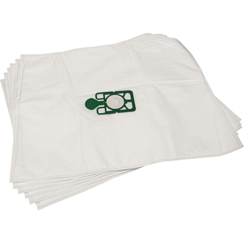 vhbw 5x Sacs compatible avec Numatic HZQ 570, HZDQ 570, NVDQ 570, NED570 aspirateur - microfibre non tissée, 64cm x 54cm blanc